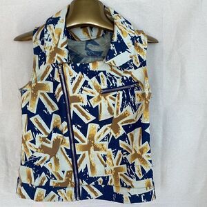 Woman’s Cals Chico multi print vest small
